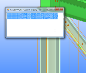 Tekla Structures custom inquire tool